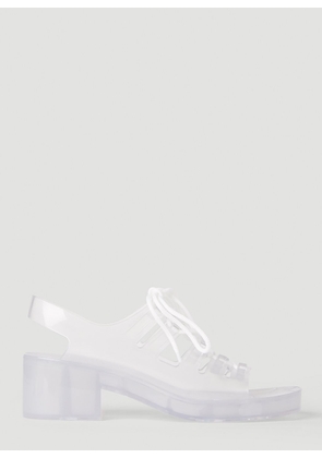 Bottega Veneta Jelly Heeled Sandals - Woman Sandals Transparent Eu - 40