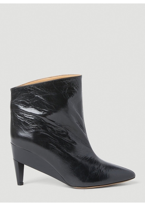Isabel Marant Dylvee Leather Ankle Boots - Woman Boots Black Eu - 39