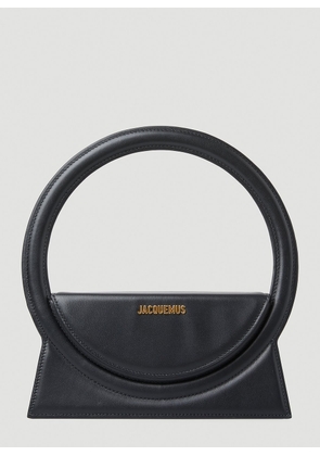 Jacquemus Le Sac Rond Handbag - Woman Handbags Black One Size