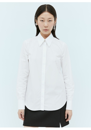Gucci Logo Embroidery Cotton Shirt - Woman Shirts White It - 42