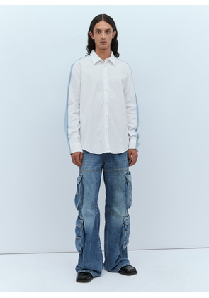 Diesel S-warh Two-tone Shirt - Man Shirts White It - 54