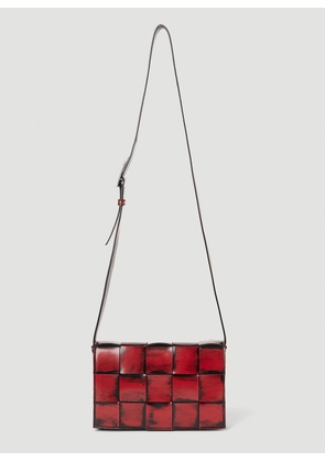 Bottega Veneta Painted Cassette Crossbody Bag - Man Crossbody Bags Red One Size