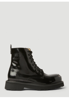 Kenzo Kenzosmile Lace Up Boots - Woman Boots Black Eu - 40