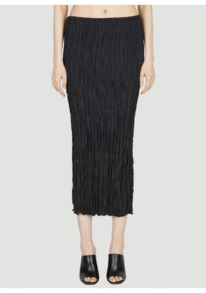 TOTEME Crinkled Skirt - Woman Skirts Black Eu - 32