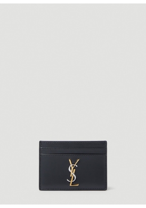 Saint Laurent Cassandre Cardholder - Woman Accessories Black One Size