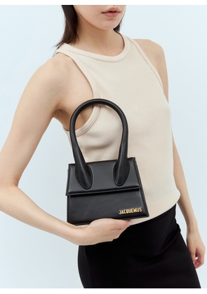 Jacquemus Le Chiquito Moyen Shoulder Bag - Woman Handbags Black One Size