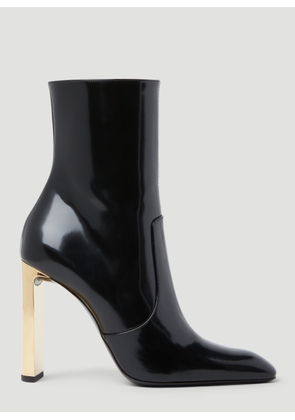 Saint Laurent Auteuil High Heel Boots - Woman Boots Black Eu - 37