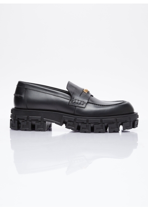 Versace Greca Portico Loafers - Man Loafers Black Eu - 41