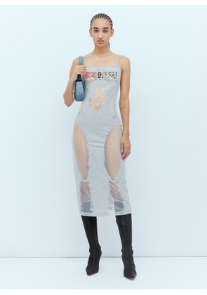 Diesel D-hoper-devo Dress - Woman Dresses Denim M