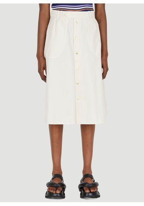 A.P.C. Jamie Skirt - Woman Skirts White Fr - 42