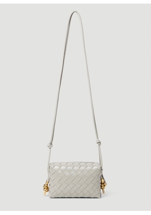 Bottega Veneta Mini Loop Camera Bag - Woman Shoulder Bags Grey One Size