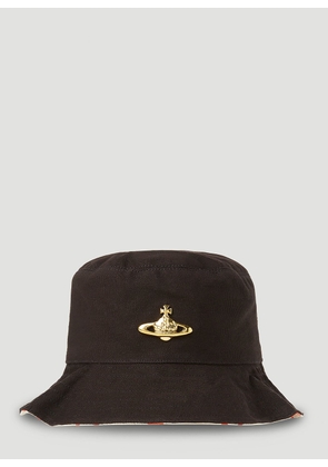 Vivienne Westwood Fisher Bucket Hat - Man Hats Black S