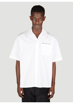 Marni Bowling Logo Print Shirt - Man Shirts White Eu - 50