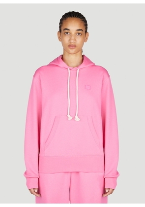 Acne Studios Face Patch Tracksuit Hooded Sweatshirt - Woman Sweatshirts Pink S