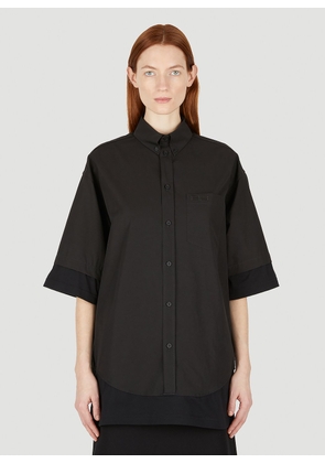 Balenciaga Oversized Shirt - Woman Shirts Black Fr - 36