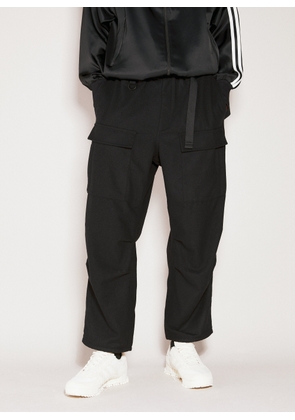 Y-3 Flannel Cargo Pants -  Pants Black S