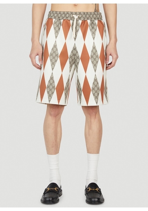 Gucci Argyle Shorts - Man Shorts Brown S