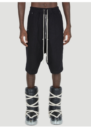 Rick Owens Bela Pods Shorts - Man Shorts Black It - 46