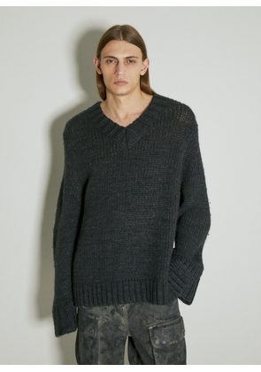 Guess USA V Neck Sweater - Man Knitwear Black Xl