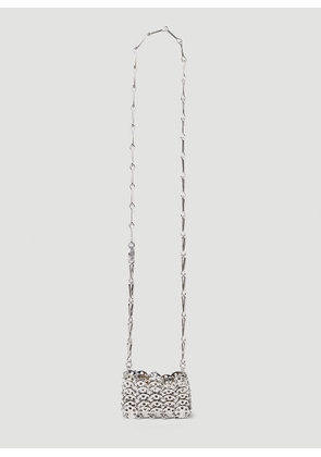 Paco Rabanne 1969 Micro Shoulder Bag - Woman Shoulder Bags Silver One Size
