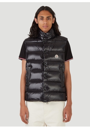 Moncler Tibb Down Vest Jacket - Man Jackets Black 2