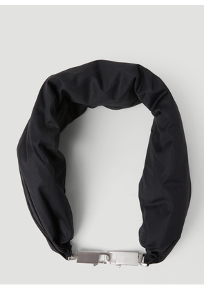 Rick Owens Padded Scarf - Man Scarves Black One Size