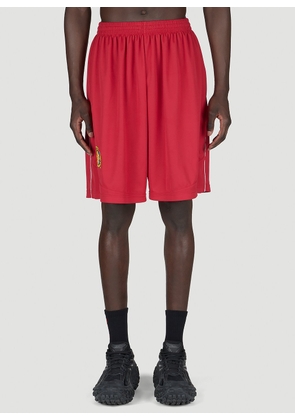 Balenciaga Baggy Soccer Shorts - Man Shorts Red M