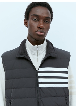Thom Browne Four-bar Down Ski Vest - Man Jackets Black 1