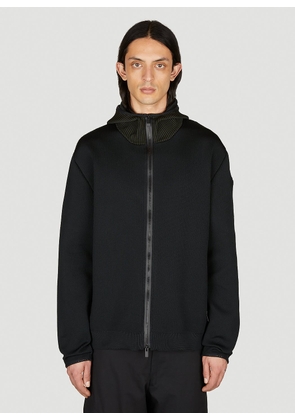 Moncler Hooded Cardigan - Man Jackets Black S