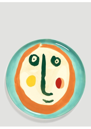 Serax Feast Face 2 Serving Plate -  Ceramics Blue One Size