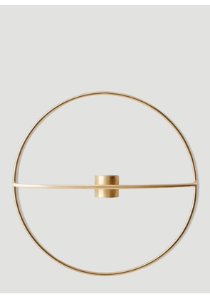 Menu Pov Small Circular Candleholder -  Candles & Scents Gold One Size