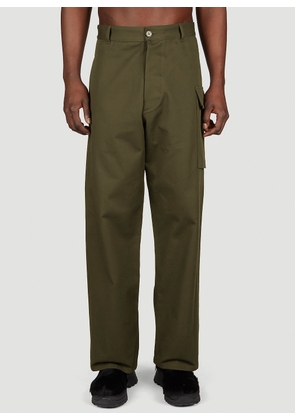 Marni Gabardine Cargo Pants - Man Pants Green Eu - 50