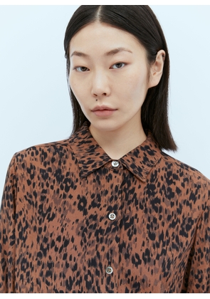 A.P.C. Chemise Juliette Shirt - Woman Shirts Brown Eu - 36