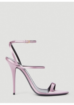 Saint Laurent Dive High Heel Sandals - Woman Heels Pink Eu - 39