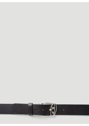 Diesel B-buckle Logo Belt - Man Belts Black 100