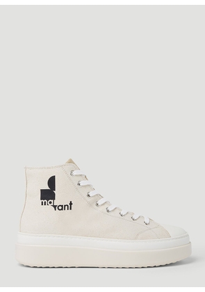 Isabel Marant Austen High Top Sneakers - Woman Sneakers Beige Eu - 41