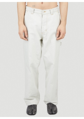 Maison Margiela Five Pocket Pants - Man Pants White 34