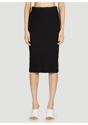 Bottega Veneta Textured Skirt - Woman Skirts Black M