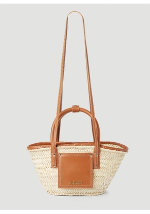Jacquemus Le Petit Panier Tote Bag - Woman Tote Bags Brown One Size