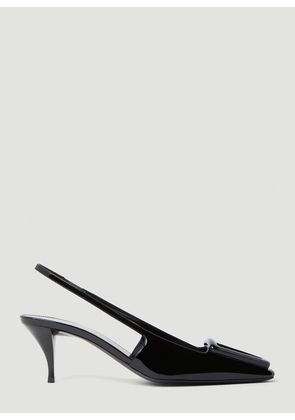 Saint Laurent 24 Kitten Heel Shoes - Woman Heels Black Eu - 41