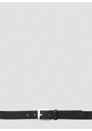 Maison Margiela Contrast Buckle Leather Belt - Man Belts Black 100