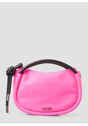 GANNI Knot Mini Handbag - Woman Handbags Pink One Size