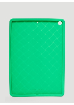Bottega Veneta Rubber Ipad 10.2 Inch Cover - Man Tech Green One Size