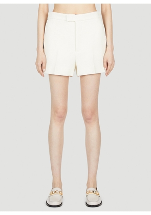 Gucci Contrast Trim Shorts - Woman Shorts White It - 40