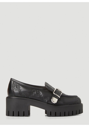 Gucci Gg Matelassé Loafers - Woman Platforms Black Eu - 39
