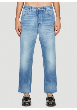 Gucci Carrot Jeans - Man Jeans Blue 36