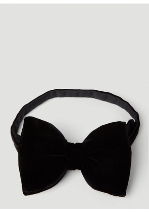 Saint Laurent Maxi Bow Tie - Woman Jewellery Black One Size