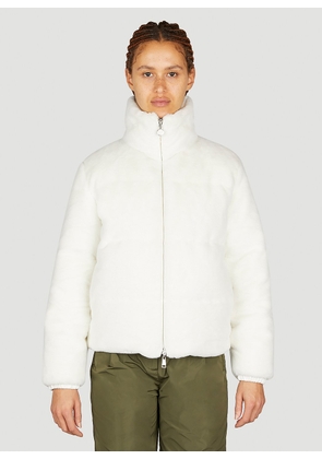 Moncler Pluvier Short Down Jacket - Woman Jackets White 2
