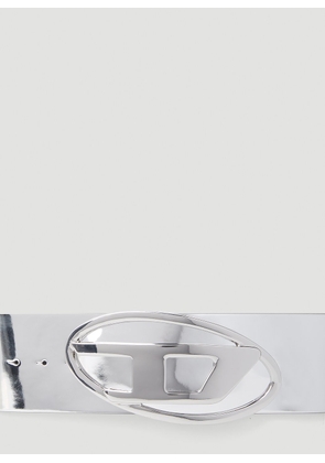 Diesel B-1dr Belt - Woman Belts Silver 70
