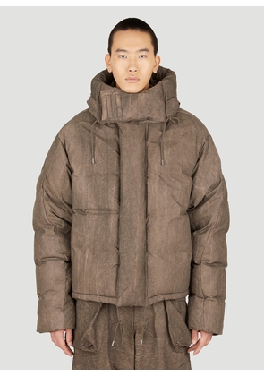 Entire Studios Soa Puffer Jacket - Man Jackets Brown Xxl